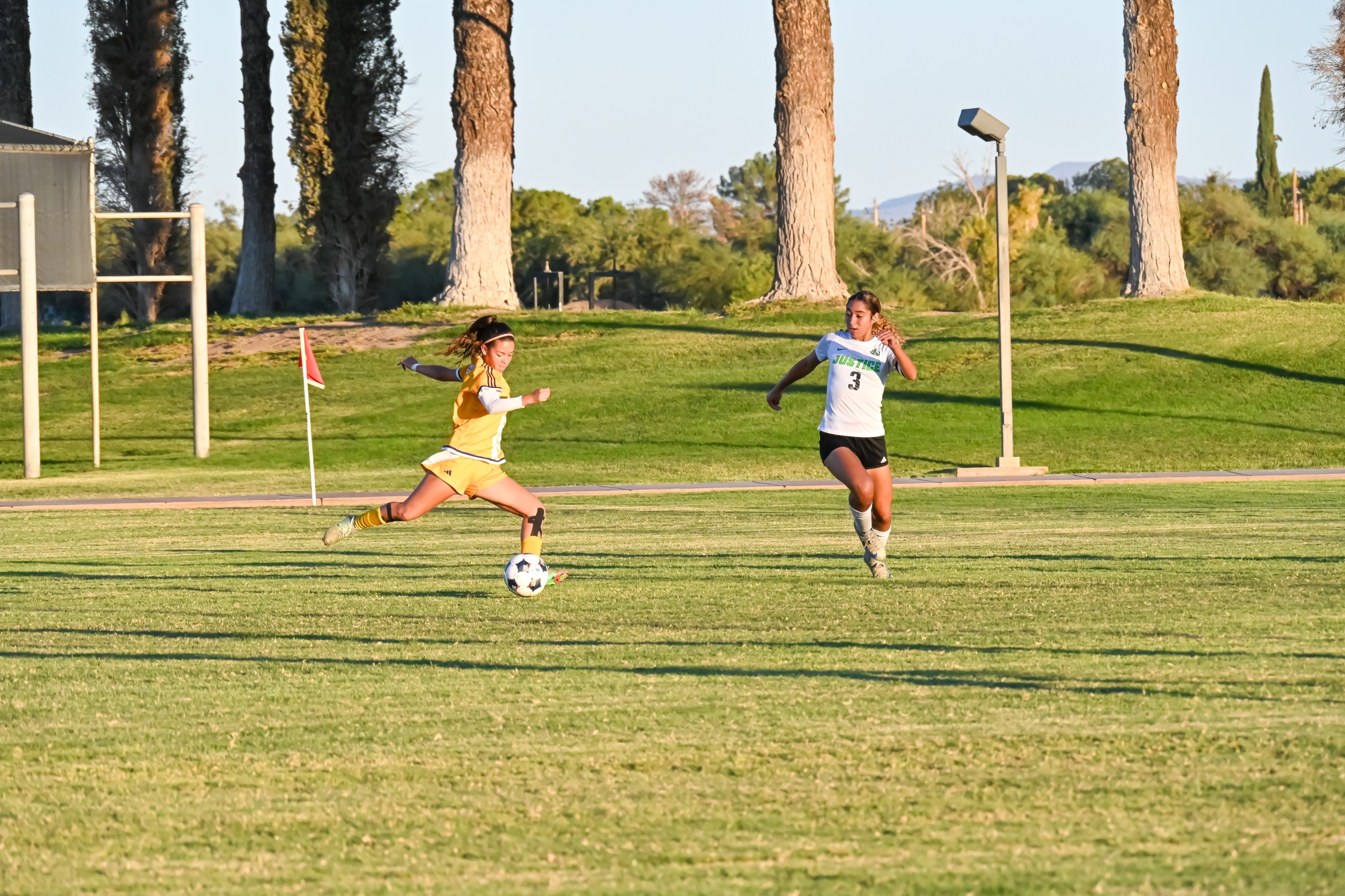 Lady Monsters Dominate Justice University in 6-0 Shutout